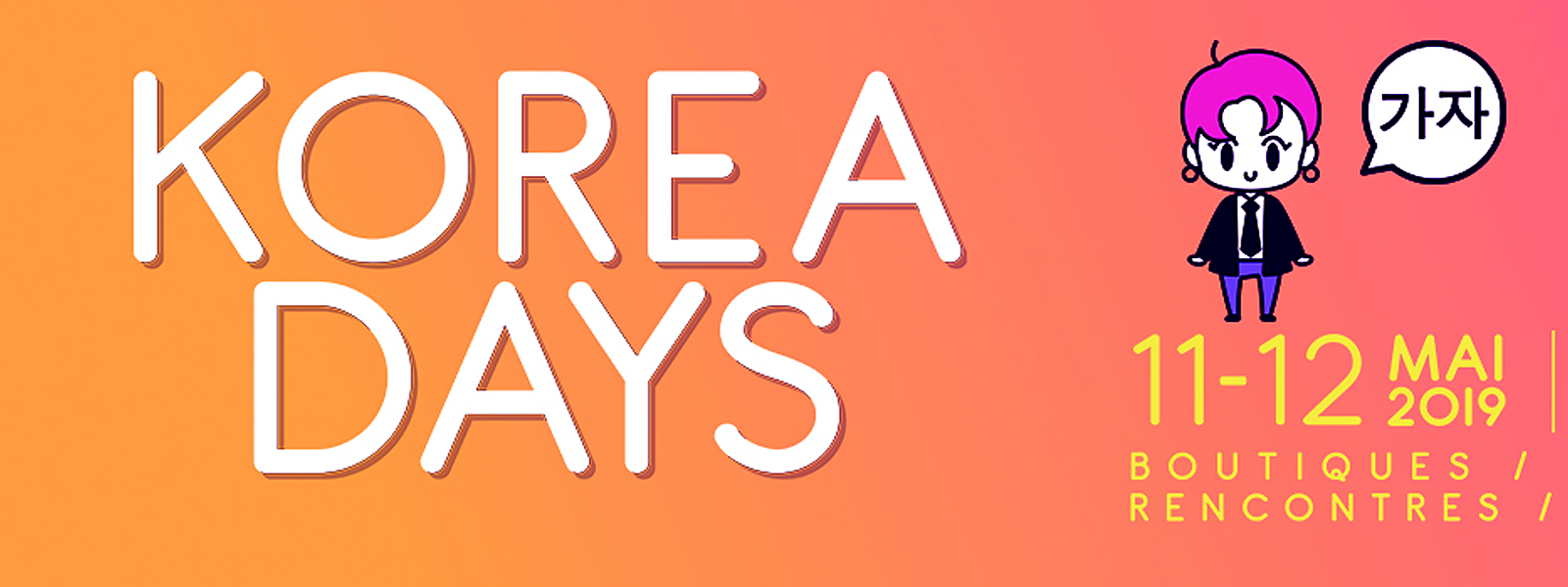 Korea Days Salon in Lyon; Win a weekend pass for 2 people