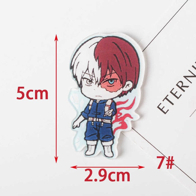 1 PCS Painting cartoon mix My Hero Academia for Clothing Acrylic Badges Kawaii Icons on The Backpack Pin Brooch Badge