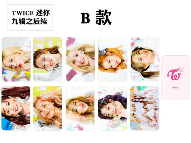 10pcs/set Kpop TWICE photocard New photo album Lomo Cards High qualityi HD Double side print K-pop TWICE For fans collection