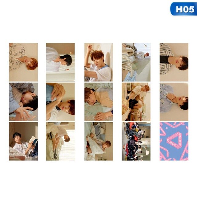 14Pcs/Set KPOP Seventeen Team  Album Collection Love Letter Photo Card PVC Cards Self Made LOMO Card Photocard Fans Collection