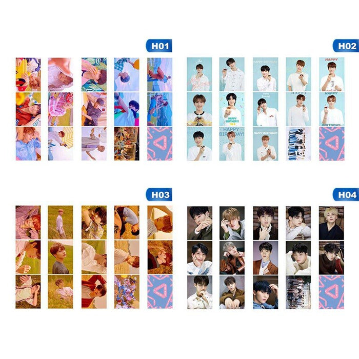 14Pcs/Set KPOP Seventeen Team  Album Collection Love Letter Photo Card PVC Cards Self Made LOMO Card Photocard Fans Collection