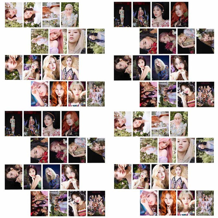 16Pcs/Set KPOP TWICE Photo Card Poster Lomo Cards Self Made Paper HD Photocard Fans Gift Collection