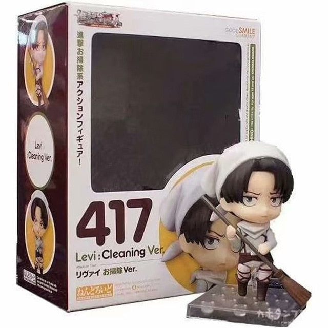 18cm Attack on Titan Figure Rival Ackerman Action Figure Package Ver.  Levi PVC Action Figure Rivaille Collection Model Toys
