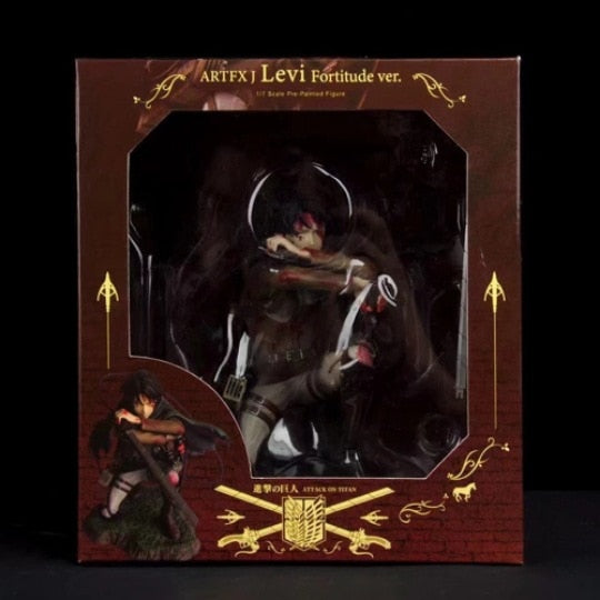 18cm Attack on Titan Figure Rival Ackerman Action Figure Package Ver.  Levi PVC Action Figure Rivaille Collection Model Toys