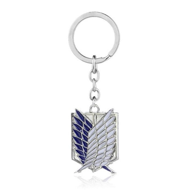 1pc Anime Attack on Titan Alloy Necklace Figure Toys Wings of Liberty Shingeki No Kyojin Leather Chain Gold Silver Pendant Gift