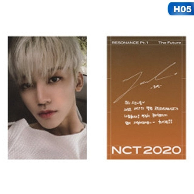 1pc NCT 2020 : RESONANCE Pt. 1 Lomo Photo Card Kpop HD Photocard Signature Small Card