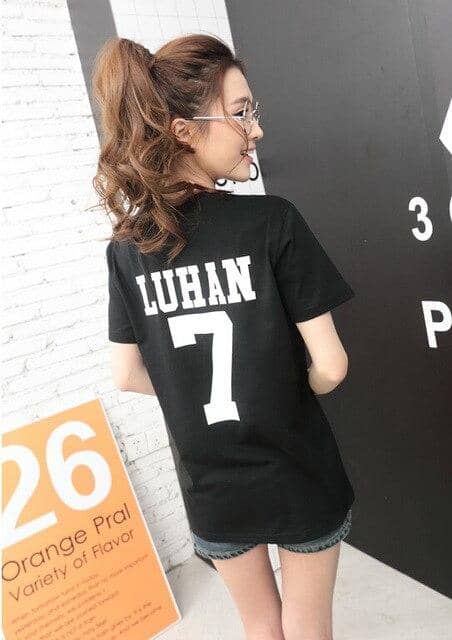 Kpop Newest 2016 Summer Exo Letter Print T Shirt Women Harajuku O-neck Short Sleeve tshirt women Tops Black White Tee Shirt Femme that you'll fall in love with. At an affordable price at KPOPSHOP, We sell a variety of 2016 Summer Exo Letter Print T Shirt Women Harajuku O-neck Short Sleeve tshirt women Tops Black White Tee Shirt Femme with Free Shipping.