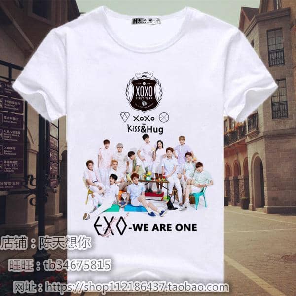 Kpop Newest 2019 kpop new EXO T-Shirt summer Two patrol groups The same paragraph KRIS SEHUN CHANYEOL BAEKHYUN male and female Short-sleeved that you'll fall in love with. At an affordable price at KPOPSHOP, We sell a variety of 2019 kpop new EXO T-Shirt summer Two patrol groups The same paragraph KRIS SEHUN CHANYEOL BAEKHYUN male and female Short-sleeved with Free Shipping.