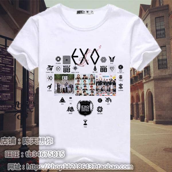 Kpop Newest 2019 kpop new EXO T-Shirt summer Two patrol groups The same paragraph KRIS SEHUN CHANYEOL BAEKHYUN male and female Short-sleeved that you'll fall in love with. At an affordable price at KPOPSHOP, We sell a variety of 2019 kpop new EXO T-Shirt summer Two patrol groups The same paragraph KRIS SEHUN CHANYEOL BAEKHYUN male and female Short-sleeved with Free Shipping.