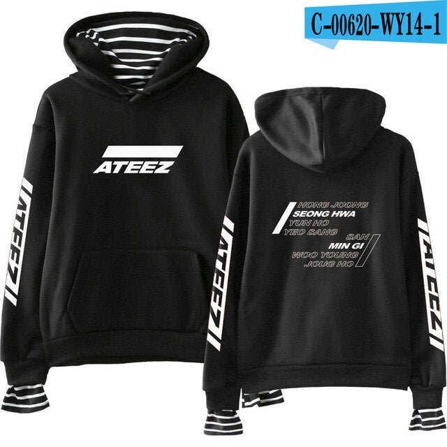 ATEEZ Women  Boy/Girl Sweatshirt tshirts Youtu Kpop  Tops PlusSize - Kpopshop