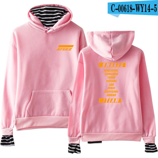 ATEEZ Women  Boy/Girl Sweatshirt tshirts Youtu Kpop  Tops PlusSize - Kpopshop