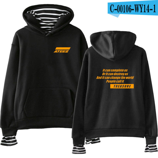 ATEEZ Women  Boy/Girl Sweatshirt tshirts Youtu Kpop  Tops PlusSize - Kpopshop