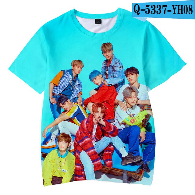KPOP ATEEZ 3D Children T-shirts Spring/KPOP  Kpop tshirt - Kpopshop