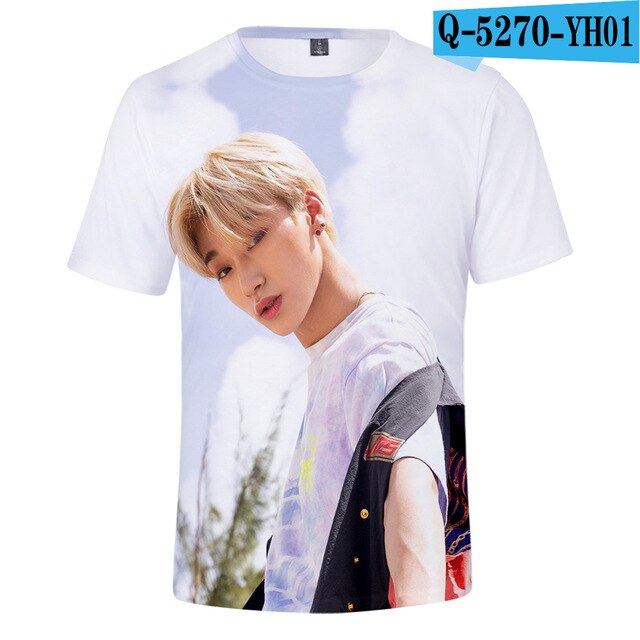 KPOP ATEEZ  Kpop tshirts women   Leaf Kpop Plus Size Street style - Kpopshop