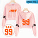 Korean Women ATEEZ Hoodie Hot Female Pink Coat Korea Style Sweatshirt tshirtsv Fashion - Kpopshop
