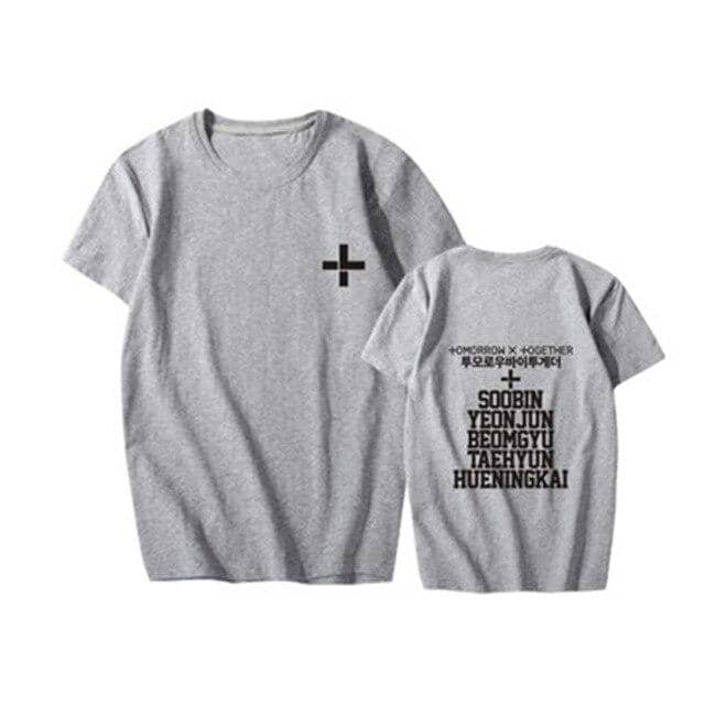 New Kpop TXT Called Tomorrow X Together YEONJUN SOOBINs T Shirts Hip-hop Sleeve T-shirts - Kpopshop