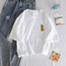 Kpopshop Originals - new women  O-neck chic basic t-shirts korean vintage womens  tops - Kpopshop