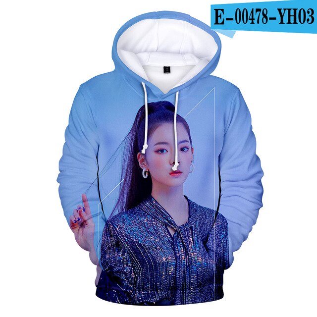 2020 New Arrival ITZY 3D Hoodies Men/women Autumn Winter Fashion Harajuku Sweatshirts 3D Print ITZY Hip Hop Creative Hoodie Tops