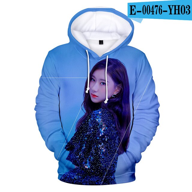 2020 New Arrival ITZY 3D Hoodies Men/women Autumn Winter Fashion Harajuku Sweatshirts 3D Print ITZY Hip Hop Creative Hoodie Tops