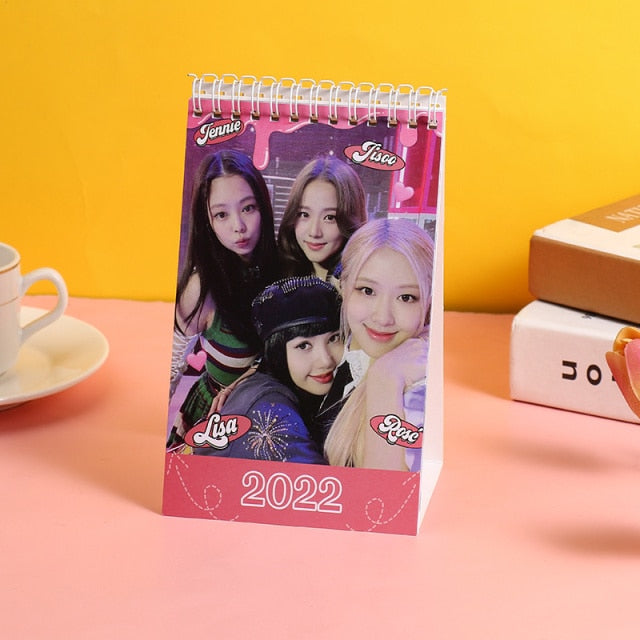 2022 KPOP Bangtan Boys  Seventeen Straykids Ateez Aespa Calendar Student Gifts