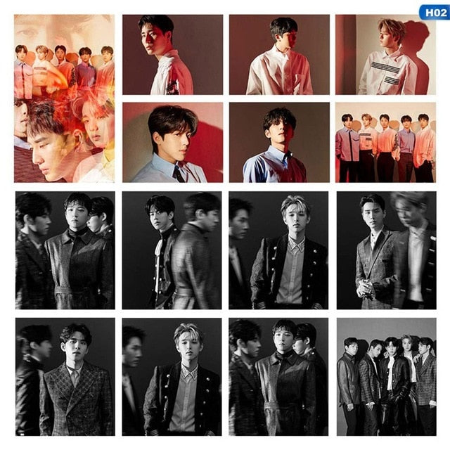27Pcs/Set Kpop Astro Day6 MONSTA X NCT TXT Self Made Paper Lomo Card  Photocard Fans Gift Collection
