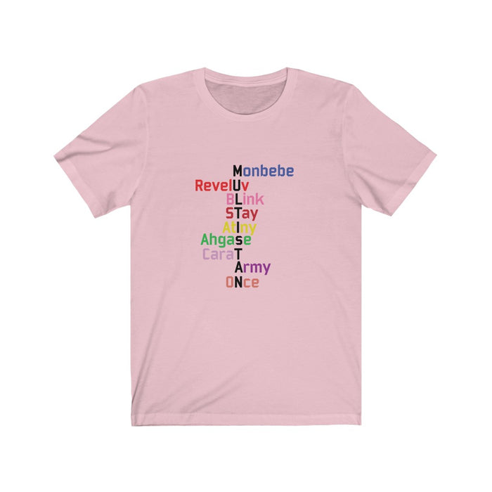 Monbebe Reveluv Blink Atlny Agase Cara Army Once T-Shirt - Trendy Kpop T-shirts - Kpop Classic T-Shirt