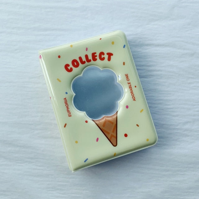 3 Inch Photo Album INS Korean Cute Cartoon Rabbit Bear Picture Storage Case 40 Pockets Polaroid Album Kpop Photocard Holder