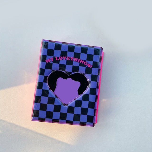3 Inch Photo Album INS Korean Cute Cartoon Rabbit Bear Picture Storage Case 40 Pockets Polaroid Album Kpop Photocard Holder