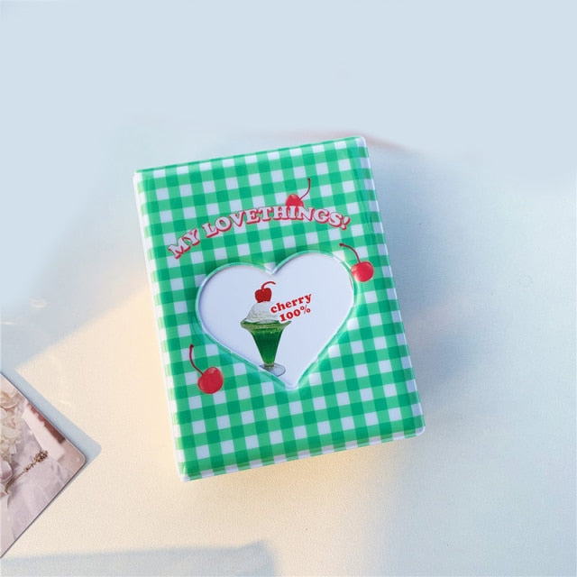 3 Inch Photo Album INS Korean Cute Cartoon Rabbit Bear Picture Storage Case 40 Pockets Polaroid Album Kpop Photocard Holder
