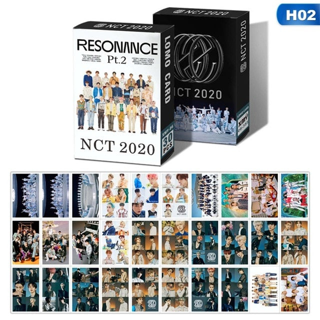 30PCS/Set KPOP ENHYPEN NCT 2020 NCT DREAM Photocard RESONANCE PT.1 New Album HD Photo LOMO Card For Fans Gift Collection