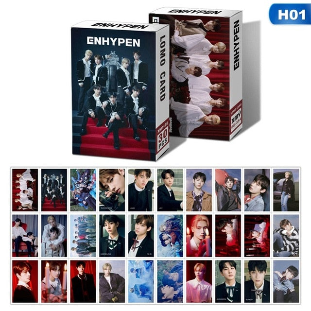 30Pcs/set 2020 NCT LOMO Card Photo Album ENHYPEN Card For Fans Collection Kpop  Dream Photocard New Arrivals