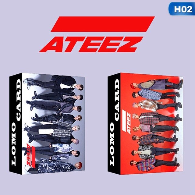30Pcs/set KPOP ATEEZ RED VELVET MOMOLAND EXO NCT TWICE Photocard Lomo Card Paper Small Cards Album