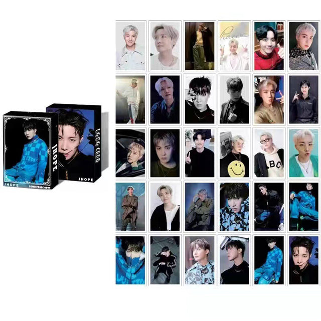 30pcs/box Kpop Boys Lomo Card Set Jungkook Jimin Photocard Stray Kids Photo Card Album