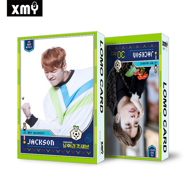 30pcs/set Kpop GOT7 lomo card HD high quality print Photo album card for fans K-pop GOT7 Photocard for fans gift New arrivals