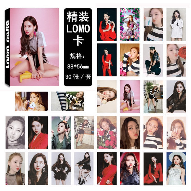 30pcs/set Kpop TWICE Photocard set FANCY YOU album HD good quality lomo Photo card twice kpop fans collection new arrivals
