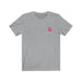 High-Quality Pink Kpop Logo Badge Unisex T-Shirt - Kpopshop