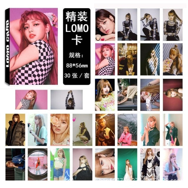 54 Pcs / Set Kpop  Twice Red Velvet  Album Photo Card LOMO Cards Postcards Decoration Supplies Fans Gifts