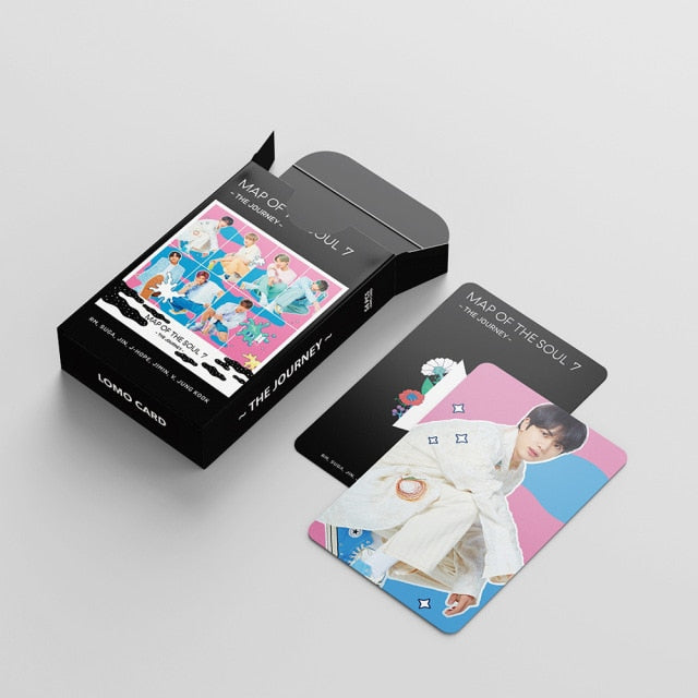 54PC KPOP Boys Photocard Album SPEAK YOURSELF Self Made Paper Card Lighes/Boys With Luv Photo Cards Poster  DREAM SK