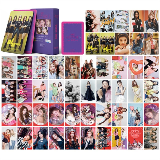 54Pcs/Set Mix 2021 New Kpop TWICE Lomo Card Kpop Girls New Album Postcards for Fans Gift Photo Print High Quality Kpop Photocard