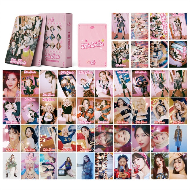 54Pcs/Set Mix 2021 New Kpop TWICE Lomo Card Kpop Girls New Album Postcards for Fans Gift Photo Print High Quality Kpop Photocard