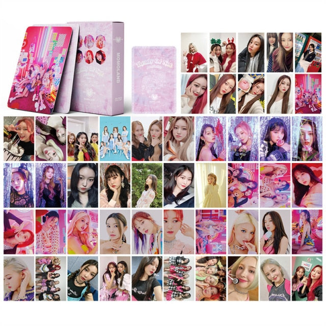 54Pcs/Set Mix 2021 New Kpop TWICE Lomo Card Kpop Girls New Album Postcards for Fans Gift Photo Print High Quality Kpop Photocard