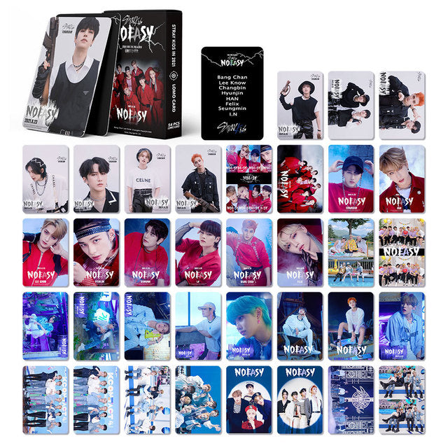 55 Pcs/Set 2021 KPOP Stray Kids Christmas Evel Lomo Cards New Music Album HD Photocards Postcard Korean Fashion Gift