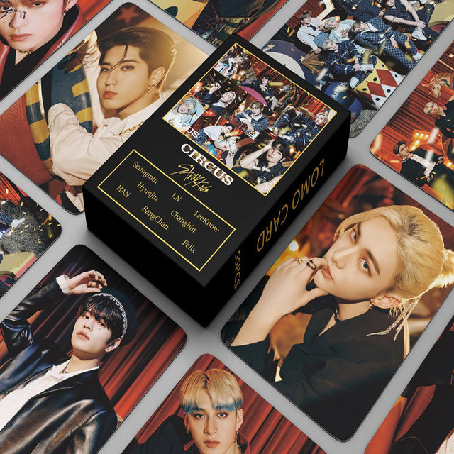 54pcs/set Kpop Stray Kids CIRCUS ODDINARY NOEASY New Album Lomo Cards High Quality HD Double Side Print Photo Straykids Cards
