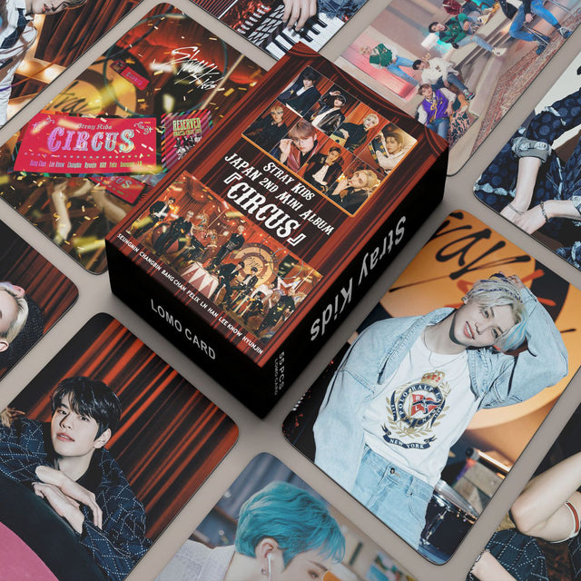 54pcs/set Kpop Stray Kids CIRCUS ODDINARY NOEASY New Album Lomo Cards High Quality HD Double Side Print Photo Straykids Cards