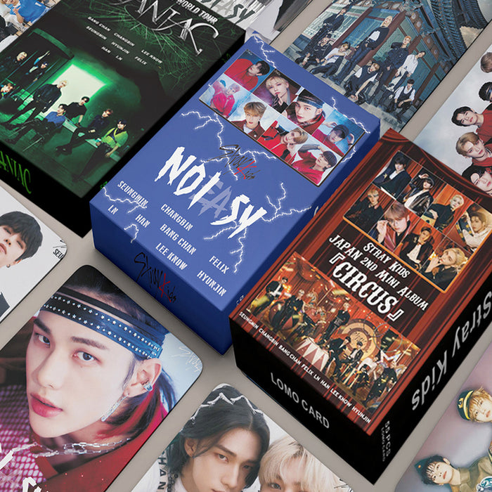 54pcs/set Kpop Stray Kids CIRCUS ODDINARY NOEASY New Album Lomo Cards High Quality HD Double Side Print Photo Straykids Cards