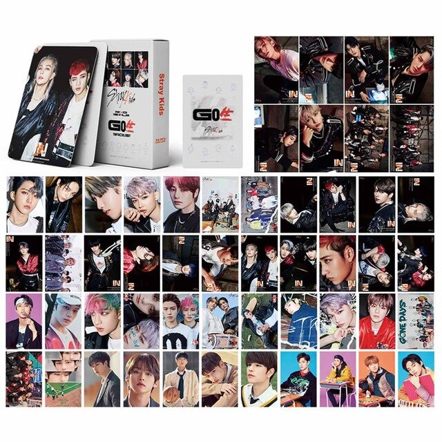 54pcs/set Kpop Stray Kids Lomo Card Photocard HD Photo Print Album Photocard Collection