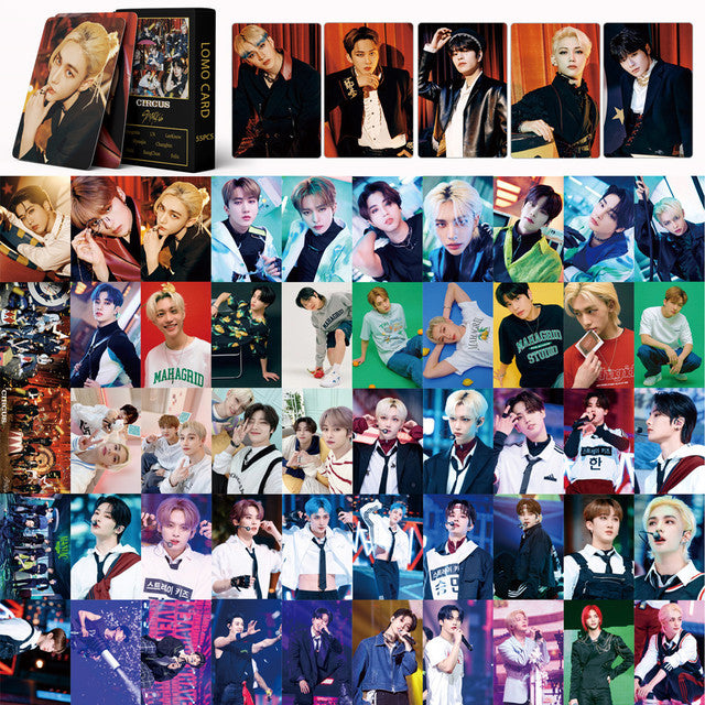 55pcs/set Kpop Stray Kids Lomo Cards ODDINARY New Album Boys Photocards