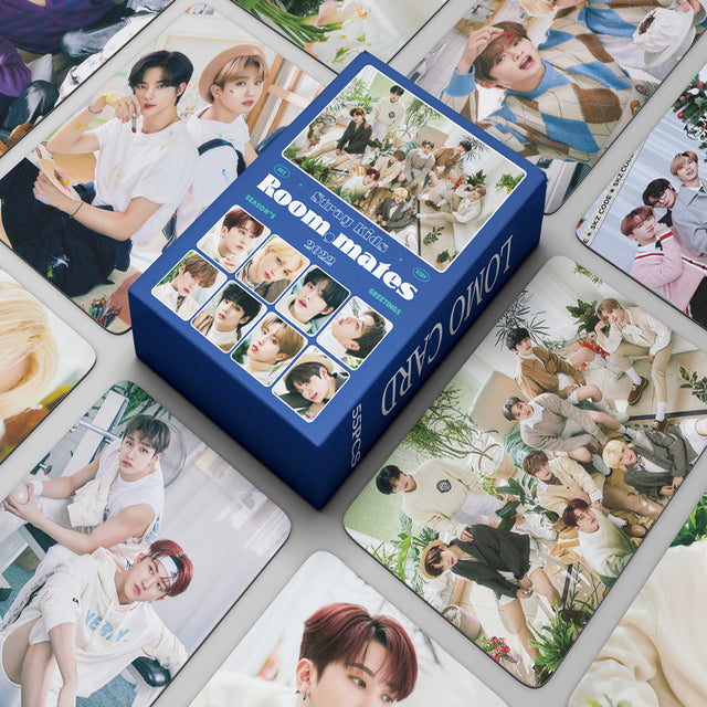 55pcs/set Kpop Stray Kids MANIAC CIRCUS NO EASY Album Lomo Cards Photocards