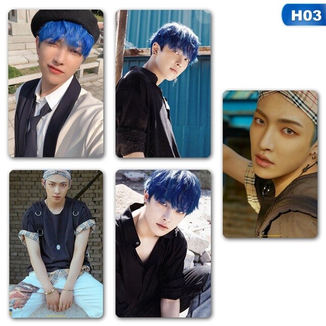 5pcs/set Kpop ATEEZ Lomo card Stray kids Photocard HD photo print album photocard for fans gifts