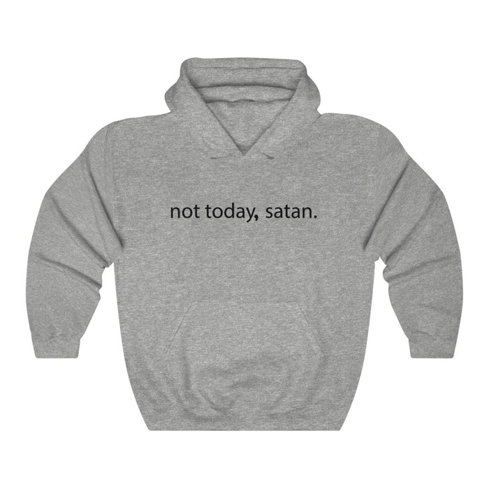 Not Today, Satan. Hoodie - Trendy Winter Kpop Hoodies - Kpop Hooded Sweater